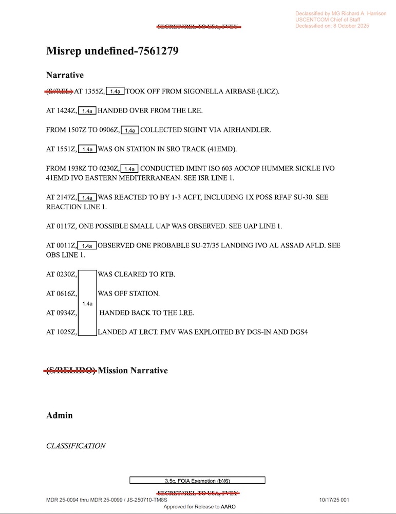 DOW-UAP-D014, Mission Report, Iraq, May 2022