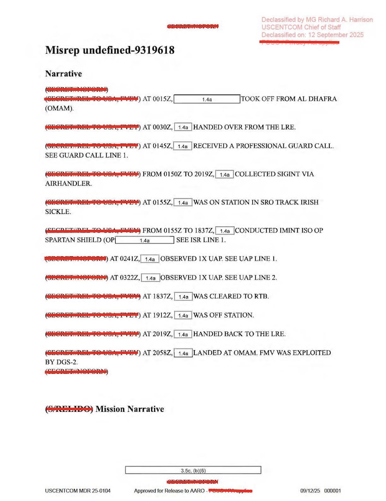 DOW-UAP-D023, Mission Report, United Arab Emirates, October 2023