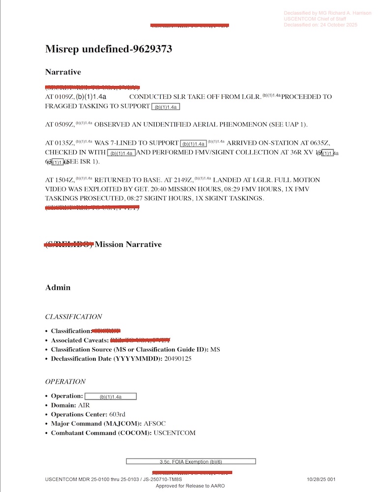 DOW-UAP-D025, Mission Report, Greece, January 2024