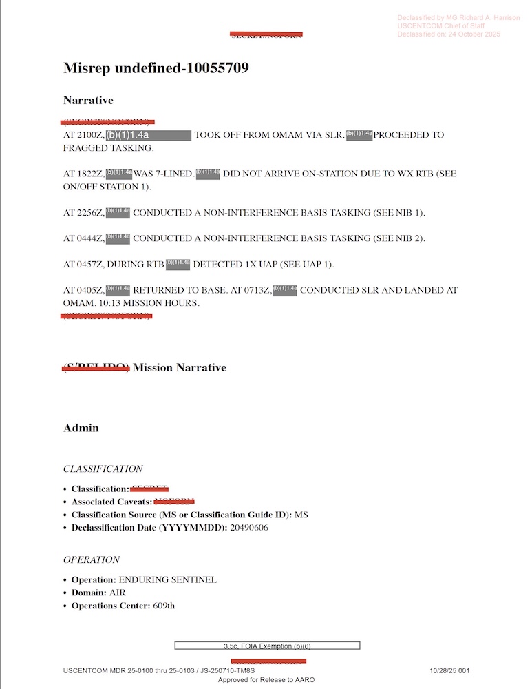 DOW-UAP-D027, Mission Report, United Arab Emirates, October 2023