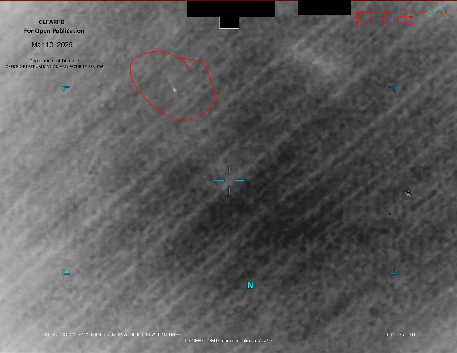 DOW-UAP-PR020, Unresolved UAP Report, Kuwait, May 2022